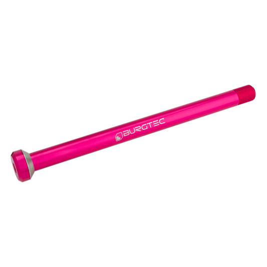 Burgtec Rear Axle 12x175.5mm M12x1.0 Barbie Pink Skewer