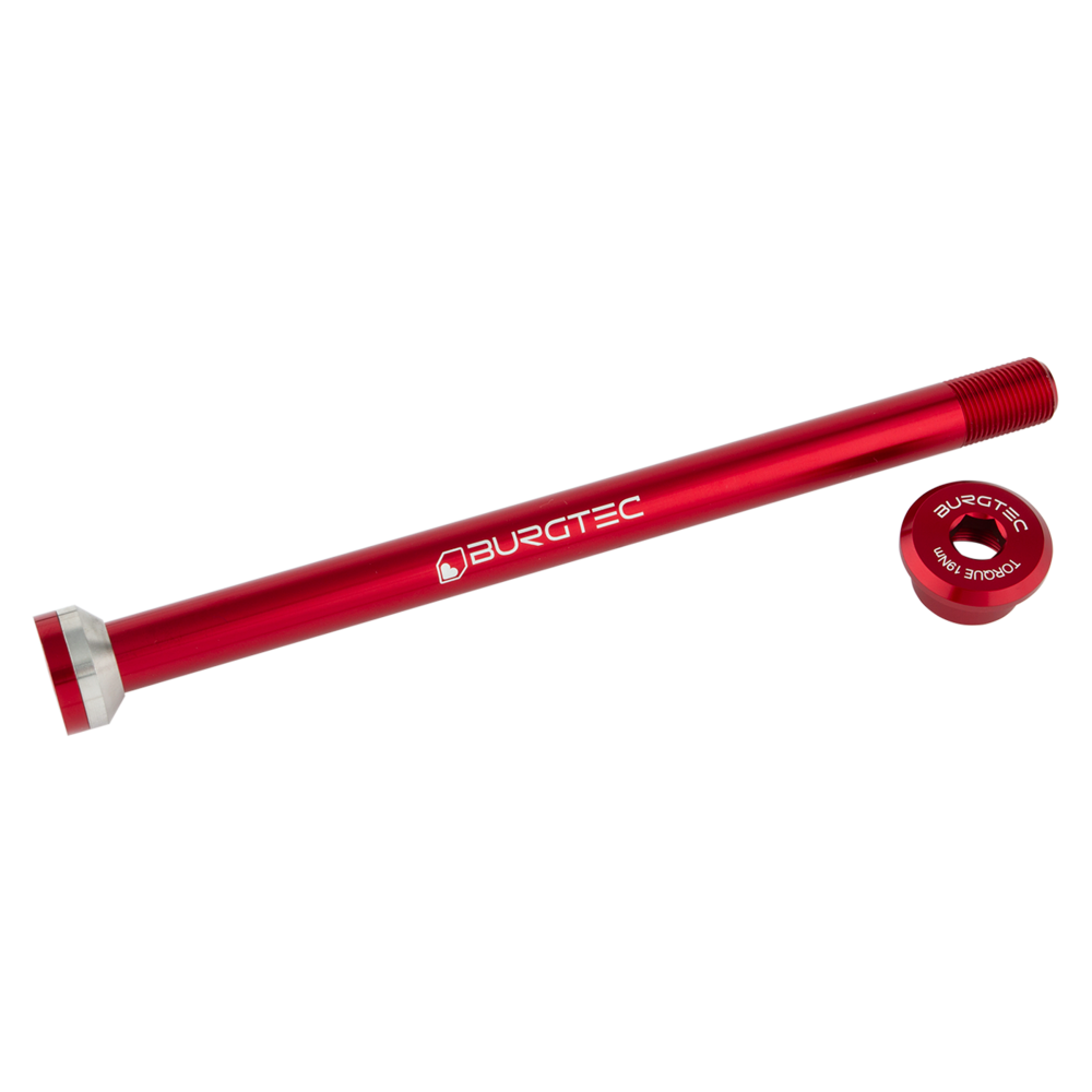 Burgtec Transition Rear Axle 12x171mm M12x1.0 Red