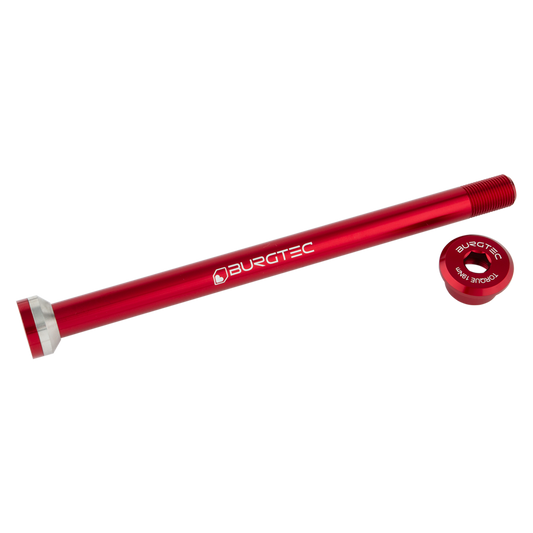 Burgtec Transition Rear Axle 12x171mm M12x1.0 Red