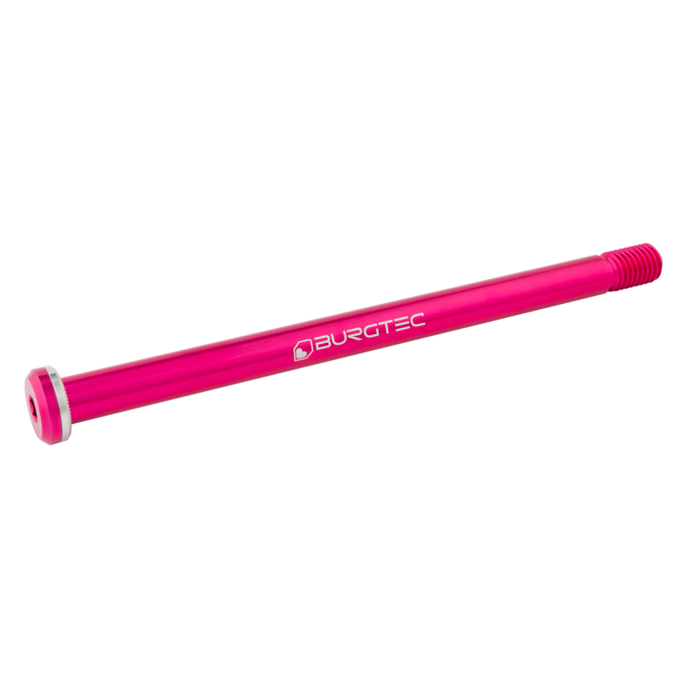 Burgtec Rear Axle 12x180mm M12x1.75 Pink