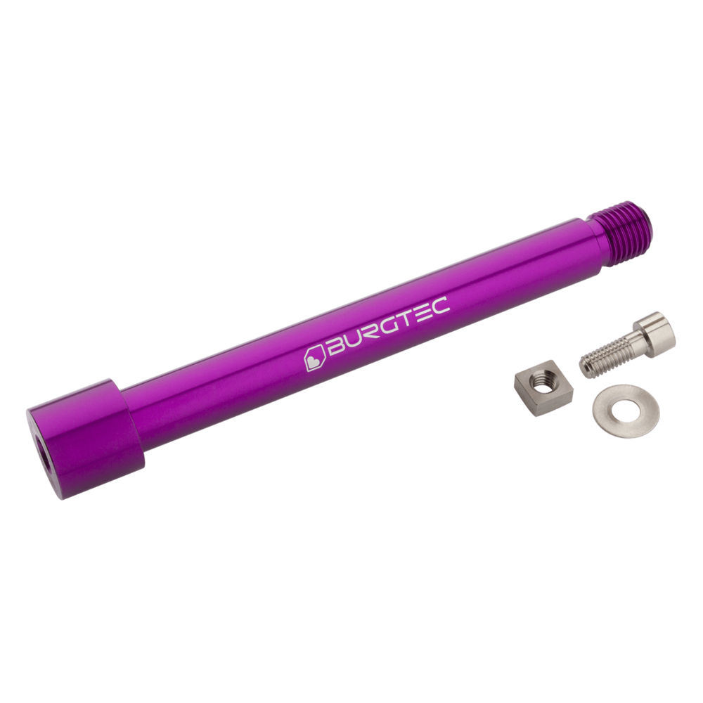 Burgtec Fox 2021 Boost Fork Axle 15x110mm Purple Rain