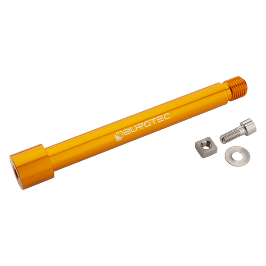 Burgtec Fox 2021 Boost Fork Axle 15x110mm Iron Bro Orange