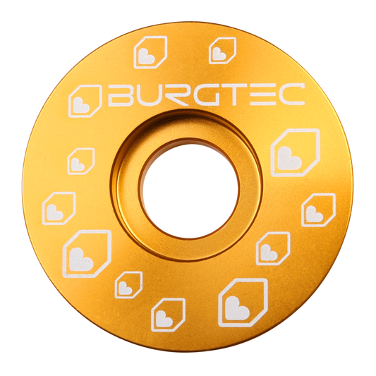 Burgtec Bullion Gold Stem Top Cap Bolt Not Included