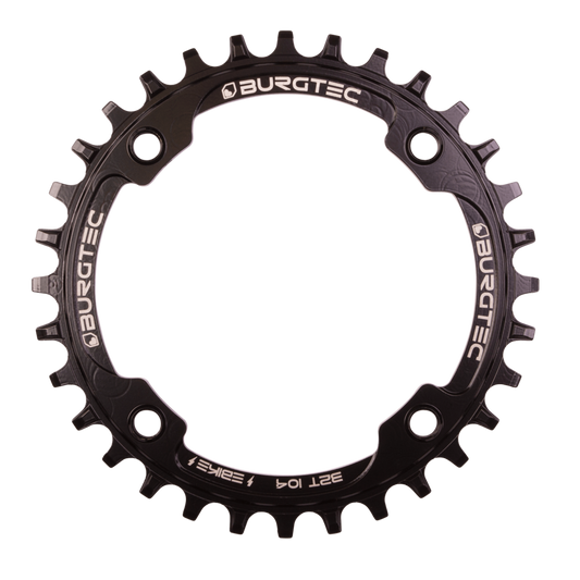 Burgtec Chainring 32T 104mm BCD E-Bike Steel Black