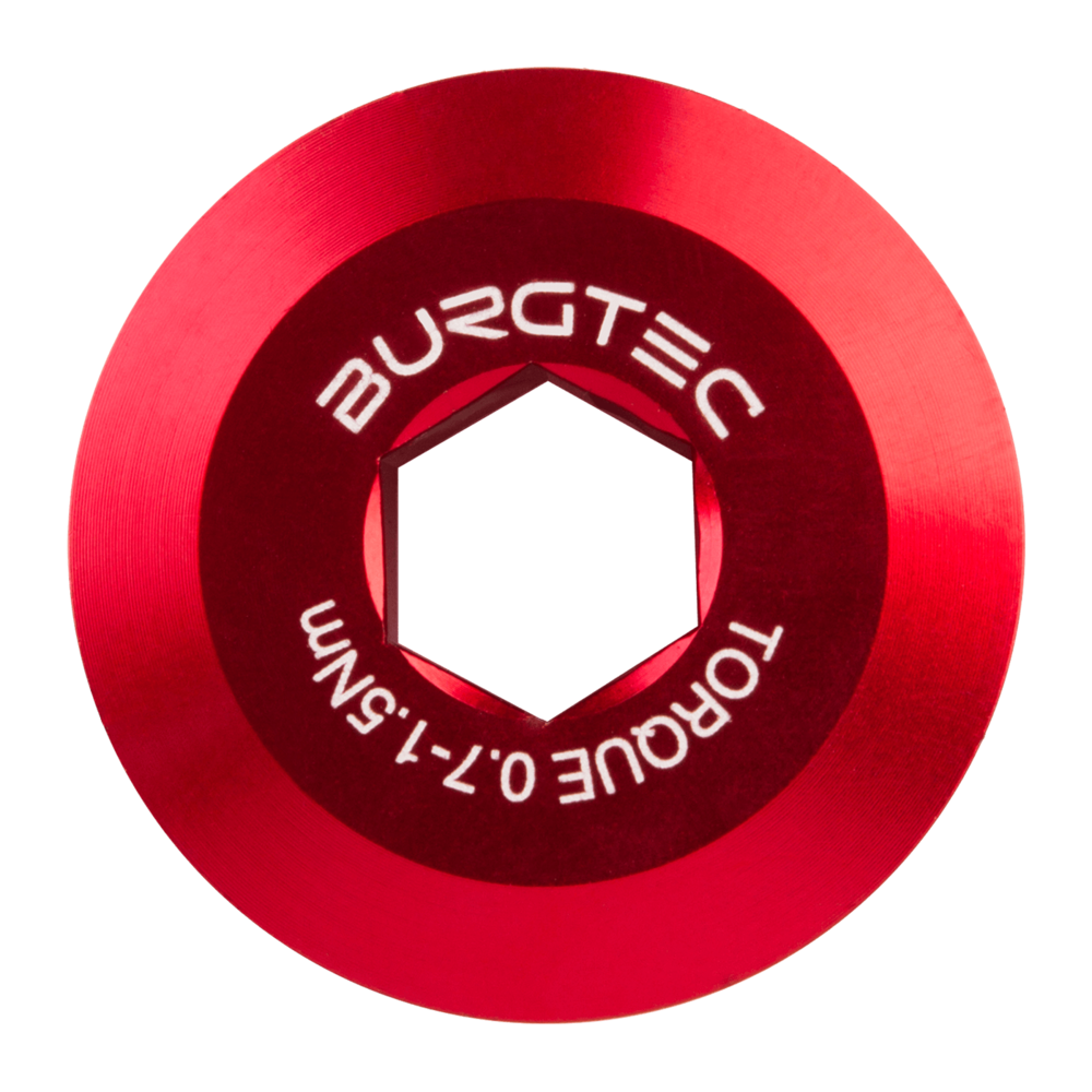 Burgtec Crank Bolt Shimano Race Red