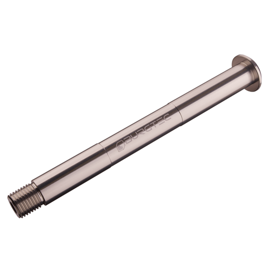 Burgtec Fox Boost Fork Axle 15x110mm Rhodium Silver