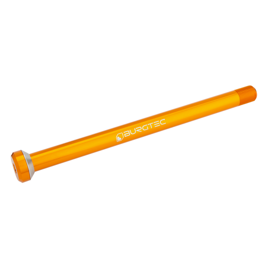 Burgtec Rear Axle 12x175.5mm M12x1.0 Orange