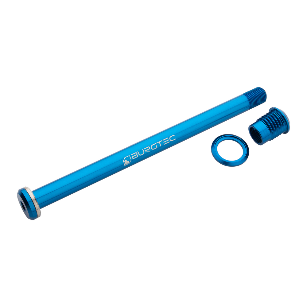 Burgtec Santa Cruz Rear Axle 12x173.7mm M12x1.0 Blue