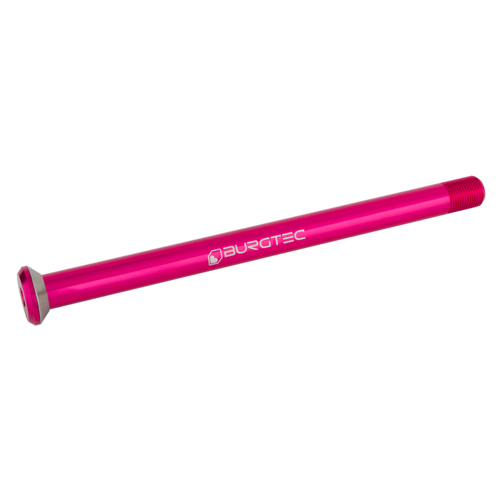 Burgtec Specialized Rear Axle 12 x 172mm M12x1.0 Toxic Barbie Pink