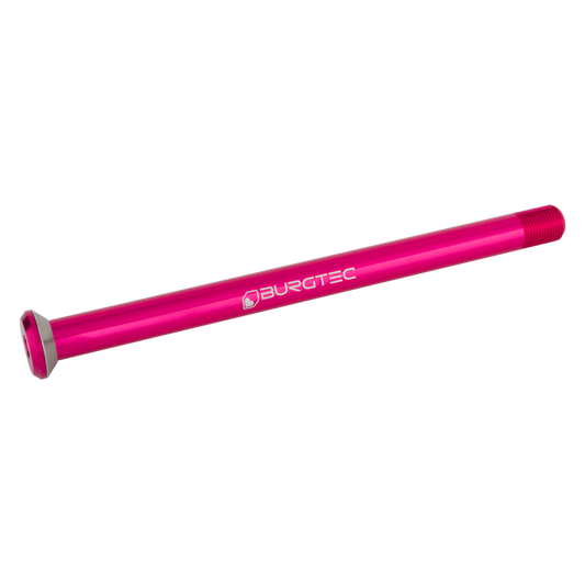 Burgtec Specialized Rear Axle 12 x 172mm M12x1.0 Toxic Barbie Pink