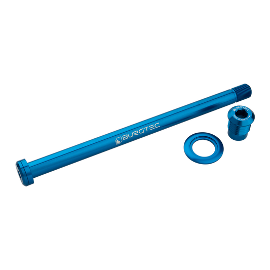 Burgtec Trek Rear Axle 12x184.5mm M12x1.0 Blue