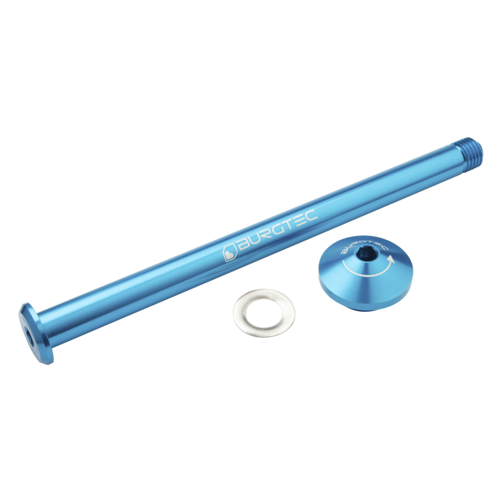 Burgtec Yeti 171mm M12x1.5 Rear Axle Colorado Blue