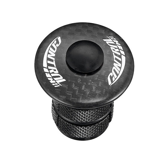 Controltech Comp Carbon Top Cap 23.5-25.4mm Matt Black