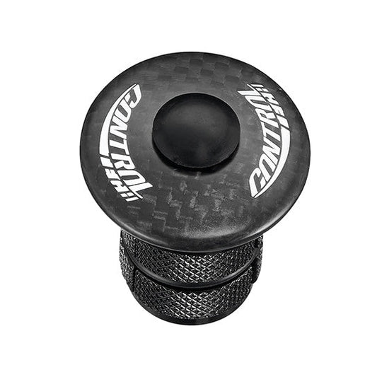 Controltech Comp Carbon Top Cap 23.5-25.4mm Matt Black