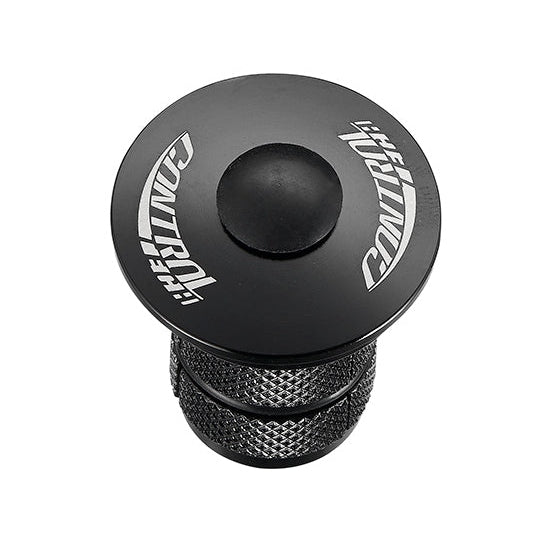 Controltech Alloy Top Cap 23.5-25.4mm Black Stem Spacer