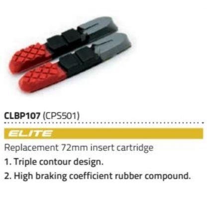 Clarks Brake pad Elite mtb insert 72mm