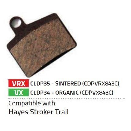 Clarks Disc pad Sintered Stroker Trail