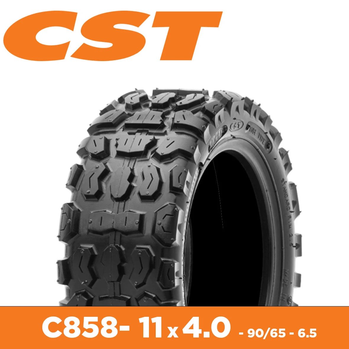 Cst 11 X 4.0 Tyre - 90/65-6.5 - 11" For 8-20" Tyres