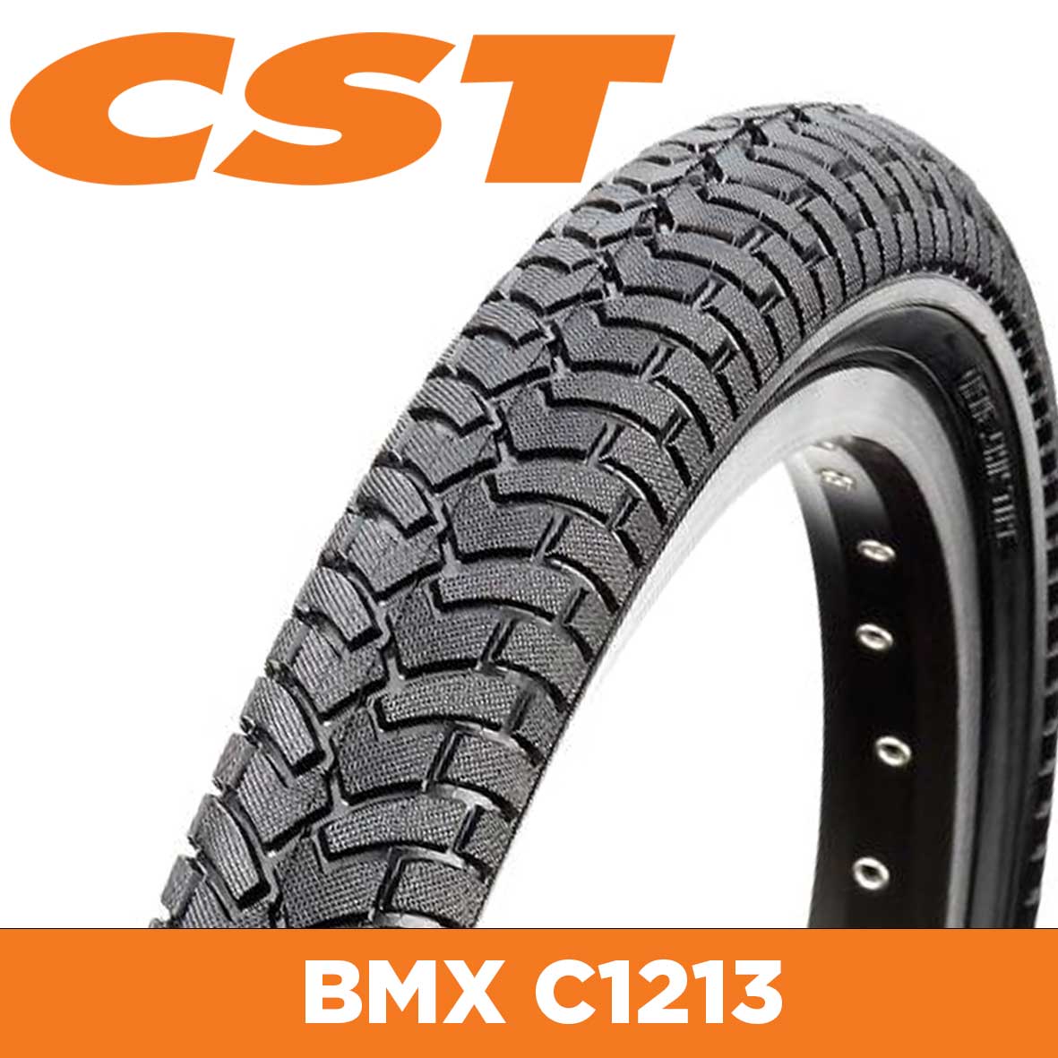 Cst 18 X 1.95 Bmx Tyres - 18" Durable Tread For Bmx Bikes