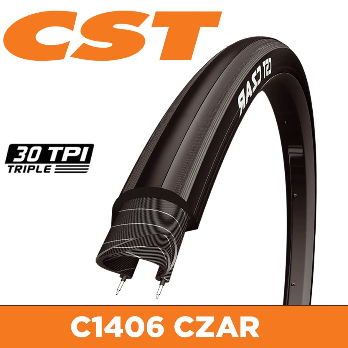 Cst Czar 700 X 28 Tyres - 700C Road Bike Tire