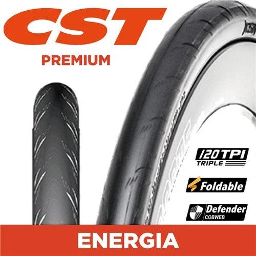 Cst Energia 700 X 25 Fold Eps Tyres - 700C Lightweight Performance Tires