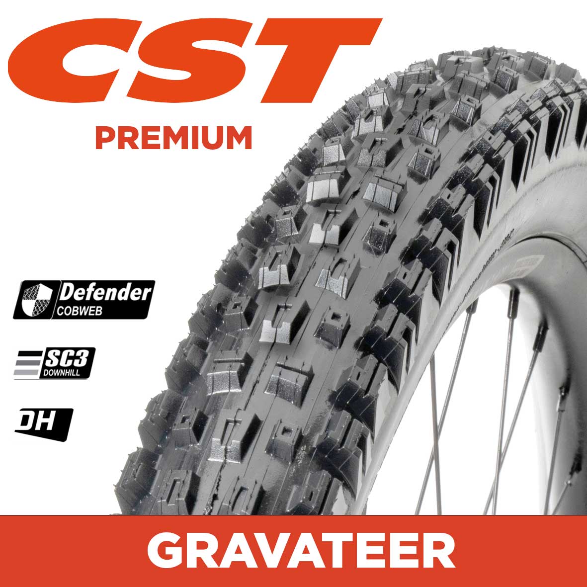 Cst Gravateer 29 X 2.5 3C Mountain Bike Tyres - 29"