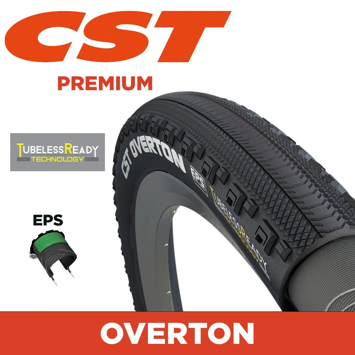 Cst Overton 700 X 40 Gravel Tyres - Eps Tr Technology