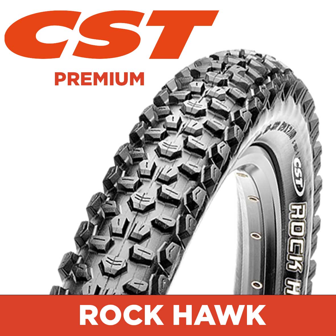 Cst Rockhawk 29 X 2.25 Wire Tyres - Durable Mountain Bike Tires