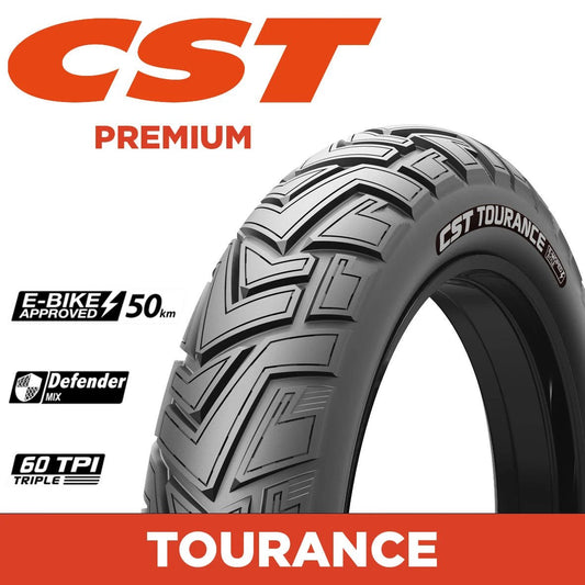 Cst Tour 20 X 4.0 E-Moped Tyre - 20" Durable Tread For Electric Scooters