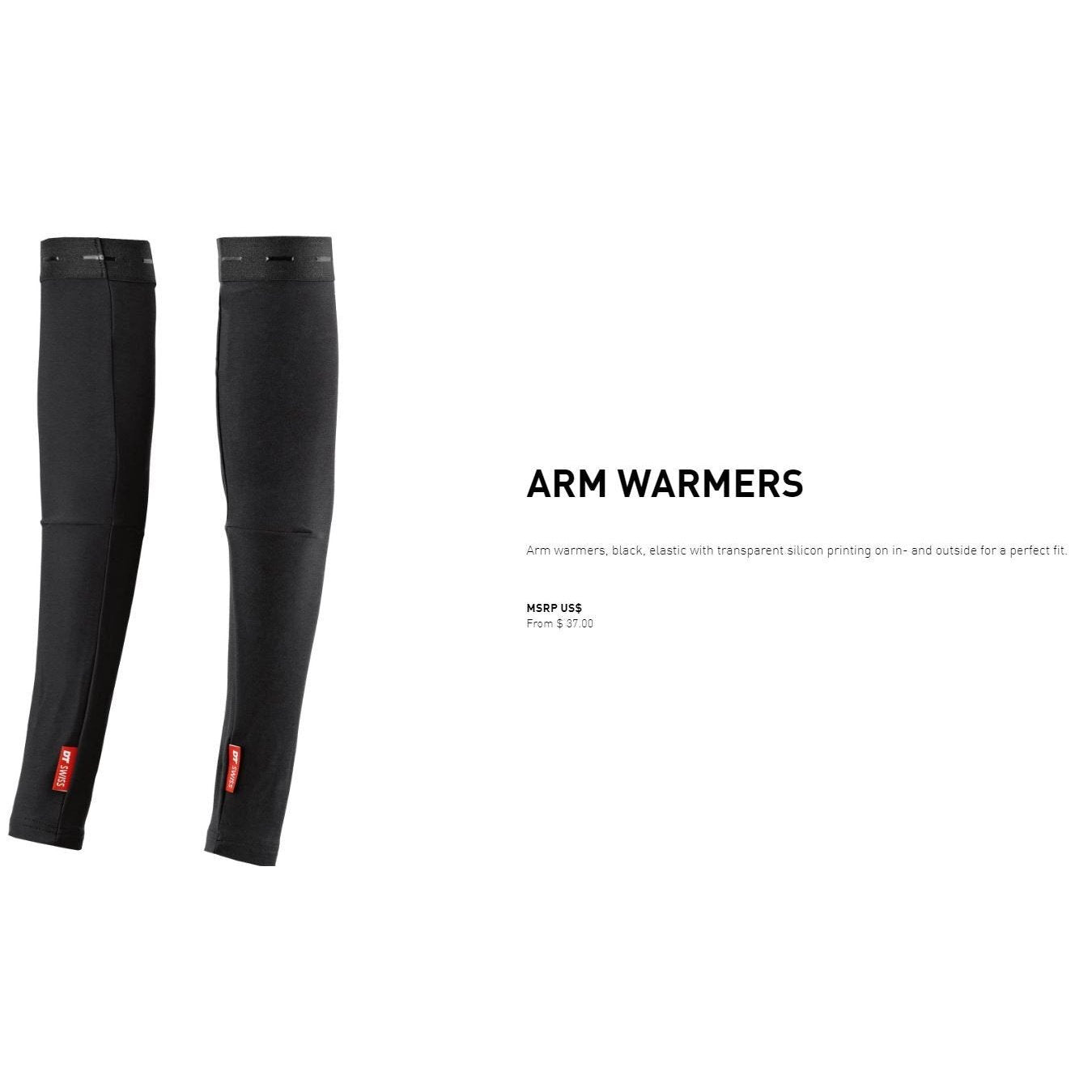 Dt Swiss Armwarmers Black Med