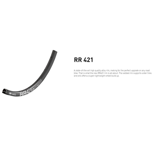 Dt Swiss RIM RR421 DB 24h black 700c