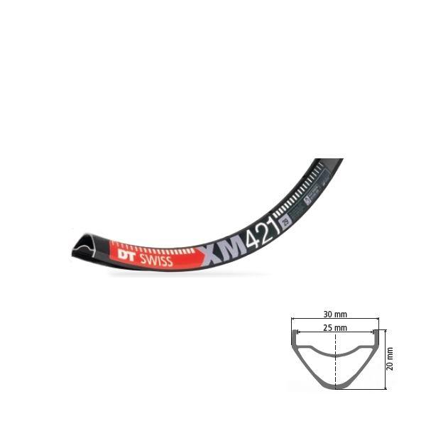 Dt Swiss RIM XM421 27.5 28H 25 wide