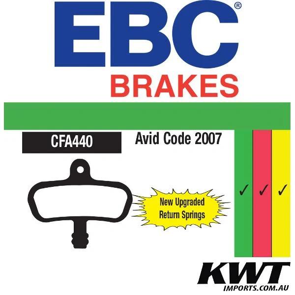 Ebc Avid Code 2007 Grn Disc Brake Pads