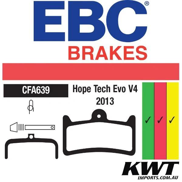 Ebc Pad639R Disc Brake Pads For Hope Tech Evo V4 R