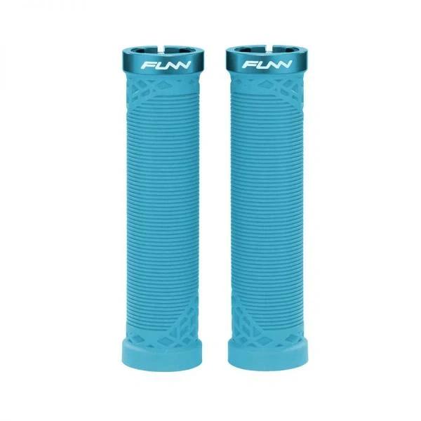 Funn Hilt Turquoise Flatbar Grips & Accessories