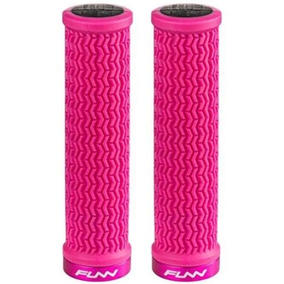 Funn Holeshot 130Mm Pink Flatbar Grips