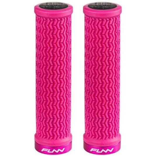 Funn Holeshot 130Mm Pink Flatbar Grips