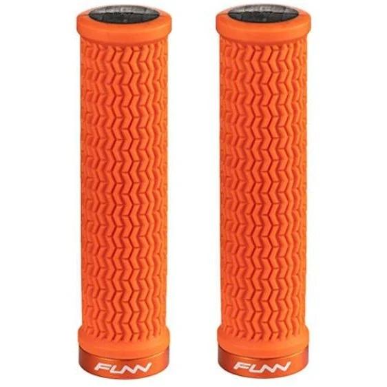 Funn Holeshot Grip 130Mm Orange Flatbar Grips