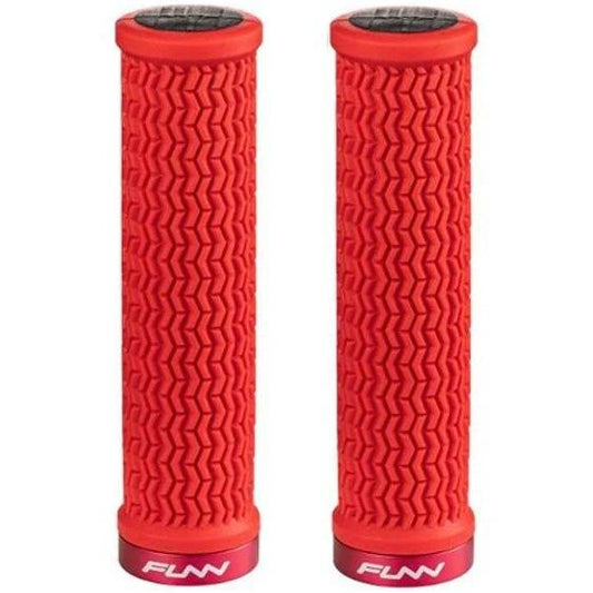 Funn Holeshot Grip 130Mm Red Flatbar Grips