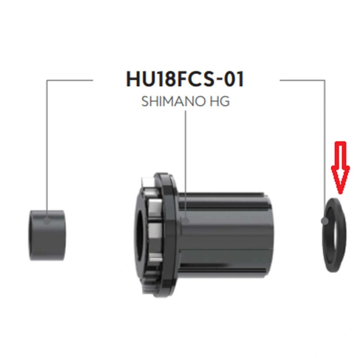 Funn Hub Driver Body Seal 1 - Wheel Parts & Cassette Bodies