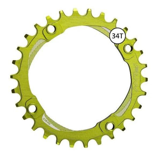 Funn Solo Chainring Grn 34T 104 Bcd For Cranks
