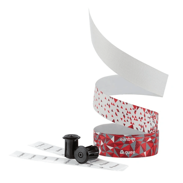 Guee Geo Bar Tape - White/Red Handlebar Tape