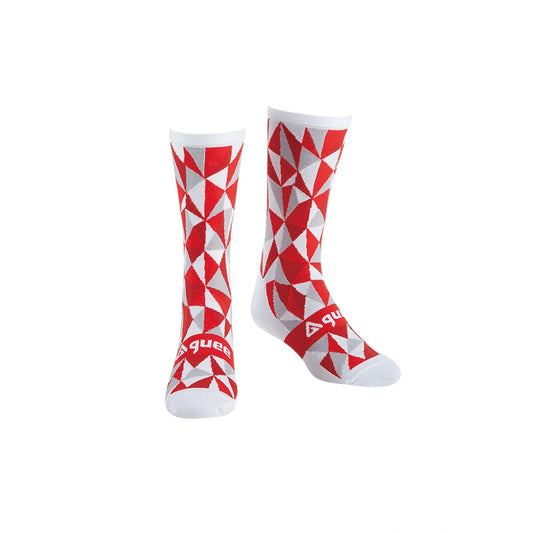 Guee Race Socks White/Red Medium Cycling Apparel