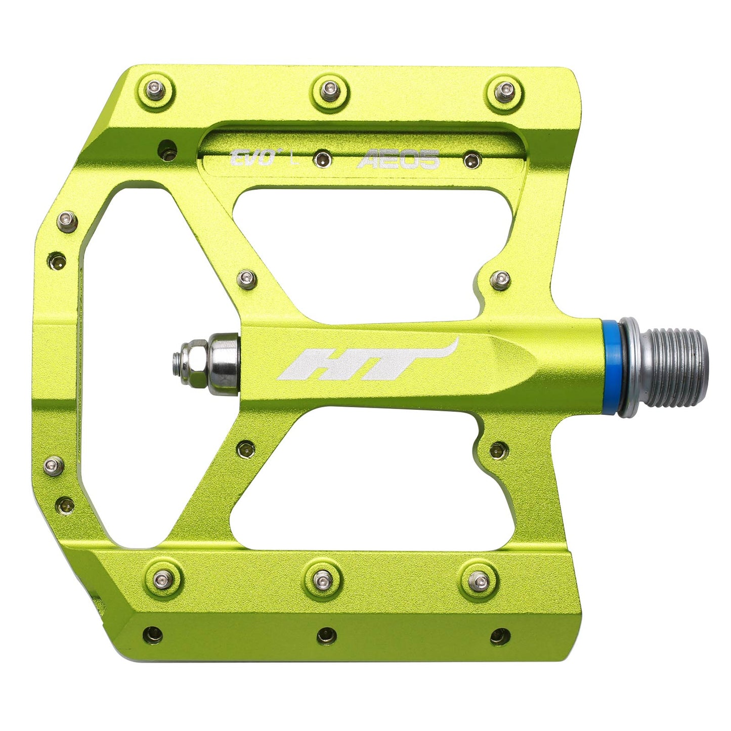Ht AE05 Pedals Alloy / CNC CRMO - Apple Green
