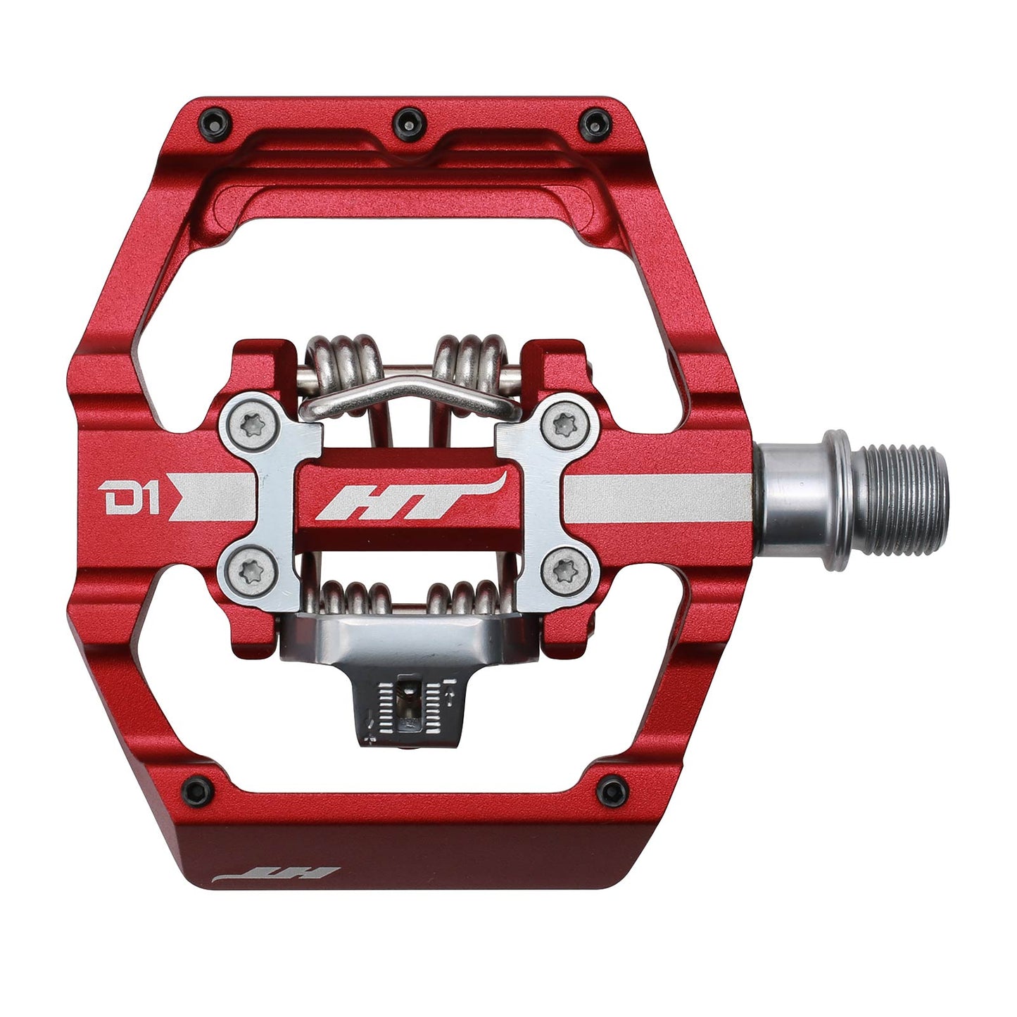 Ht D1 Pedals Alloy / CNC CRMO - Red