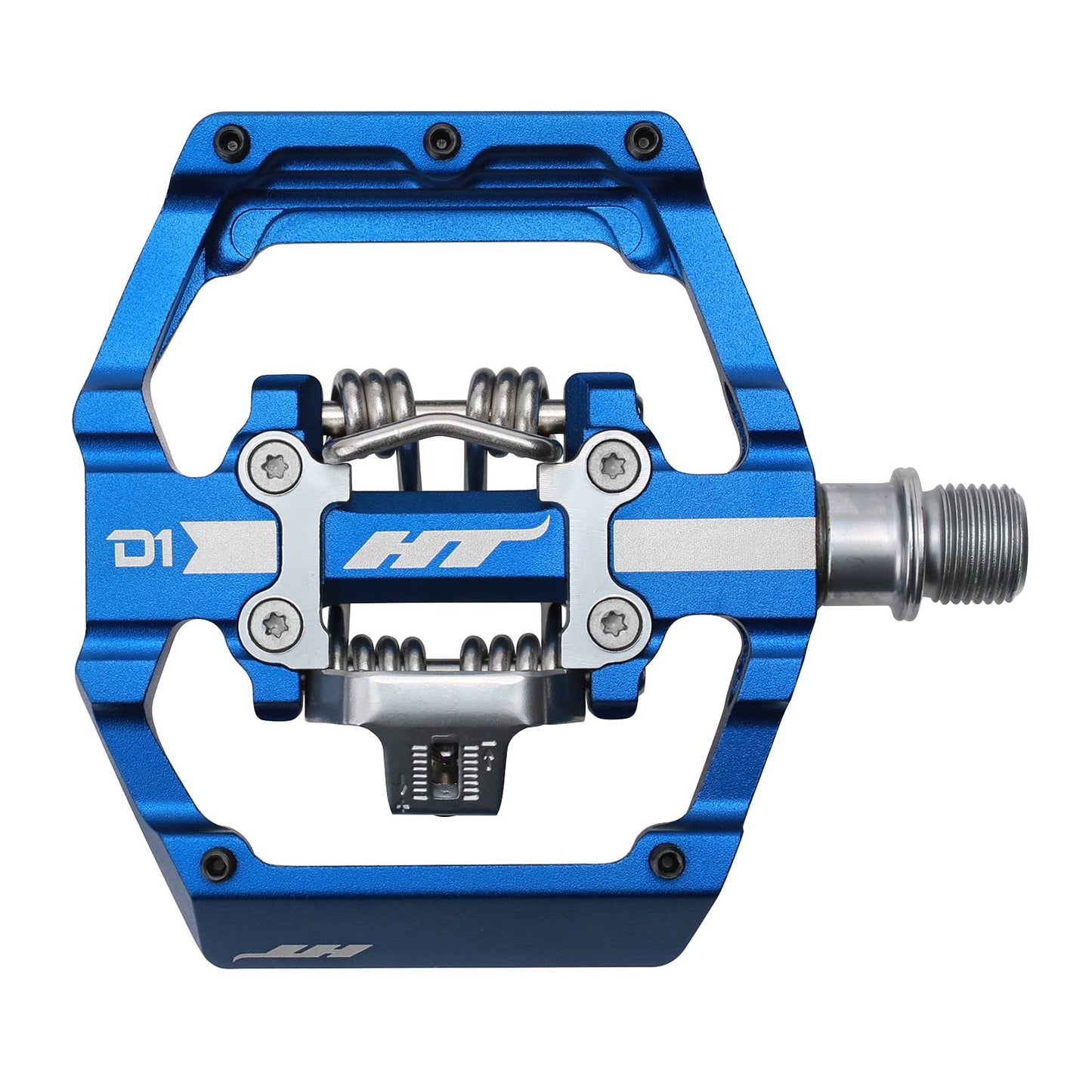 Ht D1 Pedals Alloy / CNC CRMO - Royal Blue