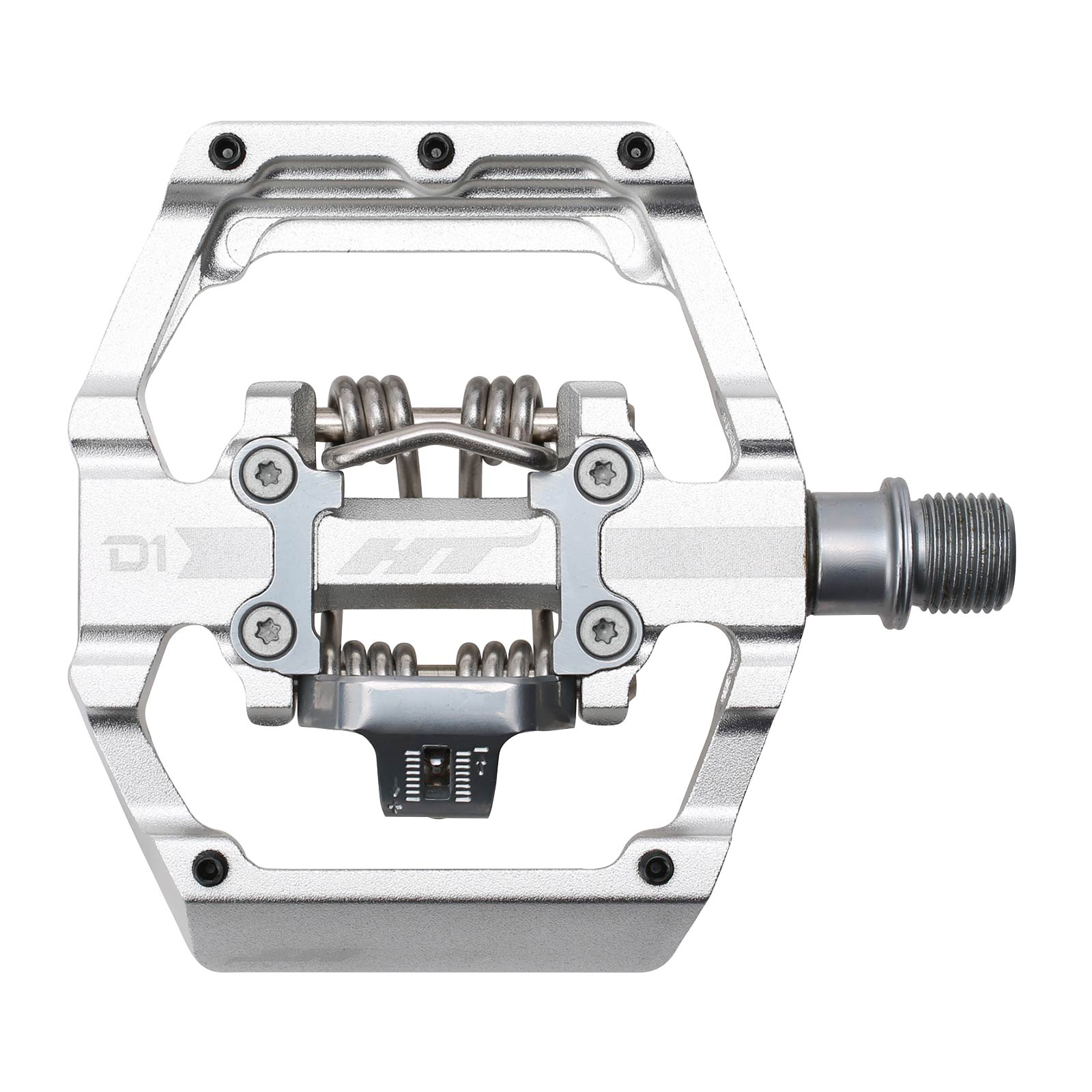 Ht D1 Pedals Alloy / CNC CRMO - Silver