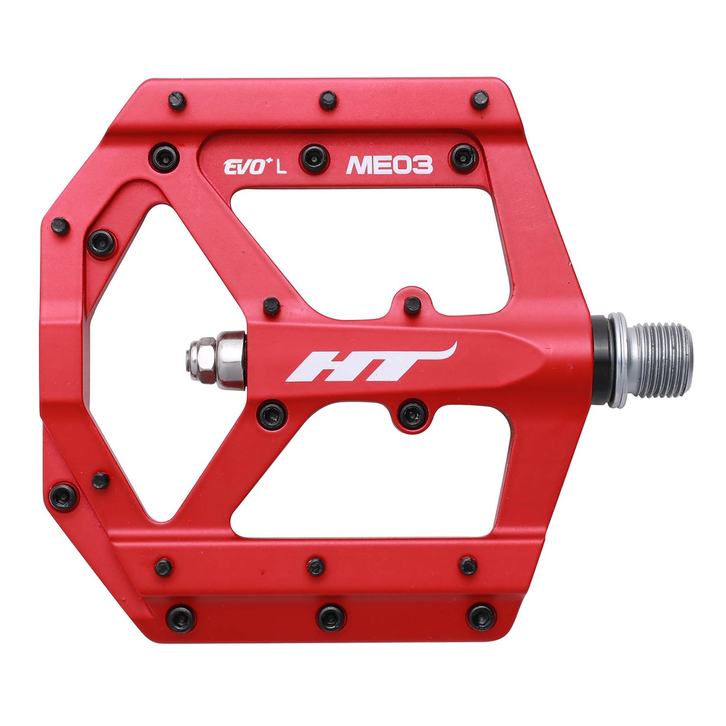 Ht ME03 Pedals Mag / CNC CRMO - Matte Red