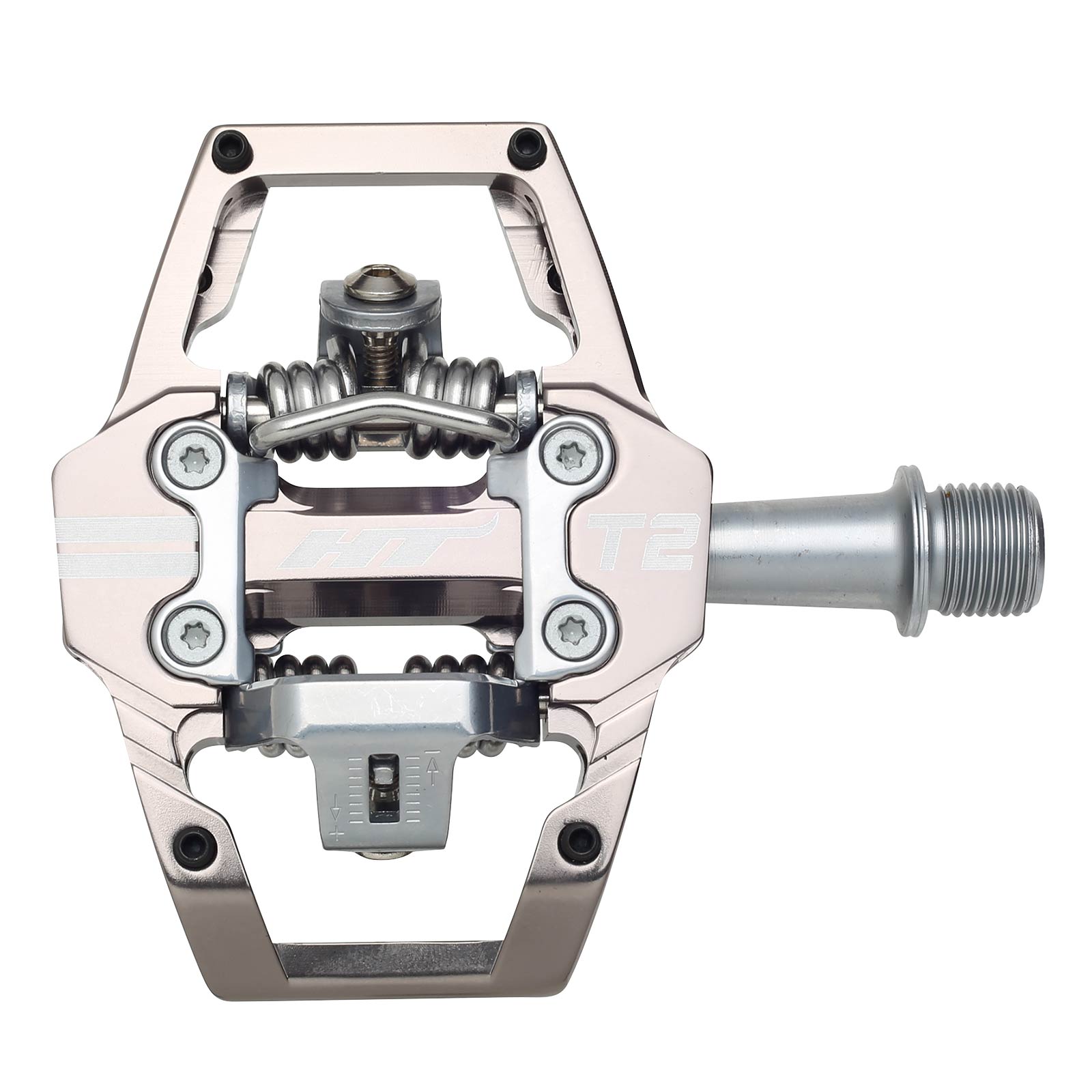 Ht T2 Pedals Alloy / CNC CRMO - Grey