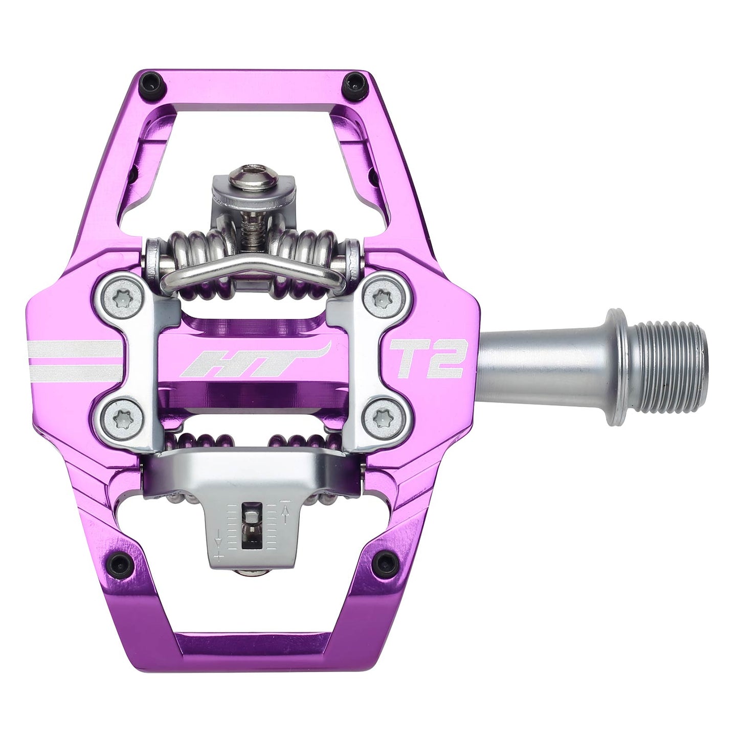 Ht T2 Pedals Alloy / CNC CRMO - Purple